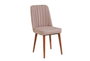 Hanah Home Vina 0900 Walnut Stone Juego de Comedor Extensible
